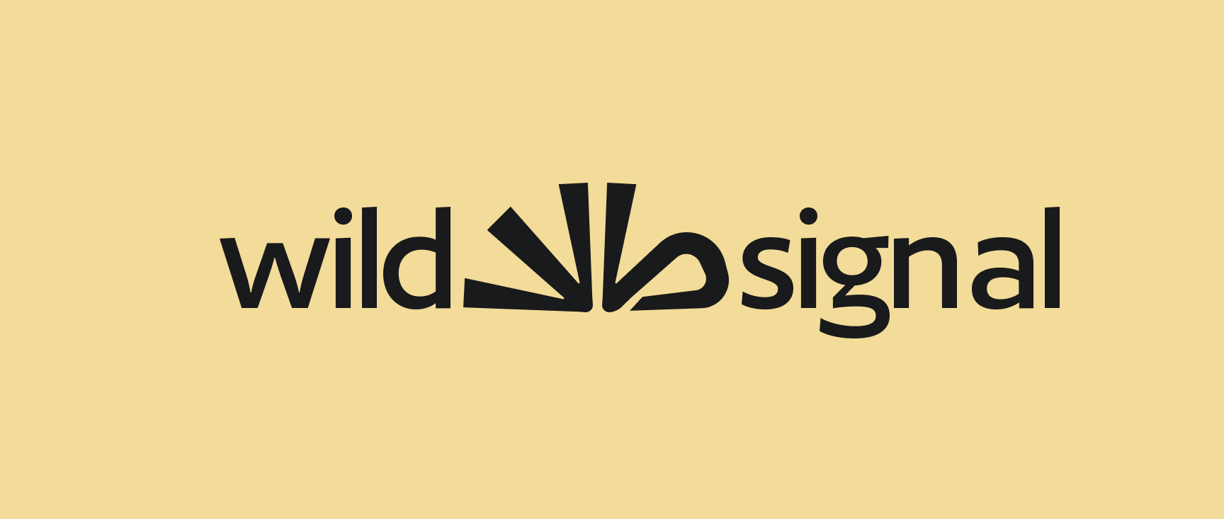 Wild Signal Logo Sand